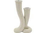 Mauro Ferretti Candeliere Stons 10X6,5X17,5 Cm Crema