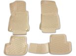 2018-2025 Mercedes W177 Tappetini Personalizzabili Tpe Beige 4 Pz