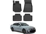2019-2025 Bmw Serie 3 G20 G21 Tappetini Tpe Nero 4 Pz