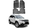 2006-2017 Chevrolet Captiva Tappetini Tpe Nero 4 Pezzi