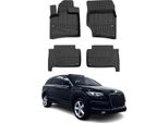 2006-2015 Audi Q7 4LB Tappetini Tpe Nero 4 Pezzi