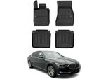 2015-2022 Bmw Serie 7 G12 Tappetini Tpe Nero 4 Pezzi