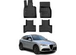 2016-2025 Alfa Romeo Stelvio FußMatten Tpe Schwarz 4 Tlg