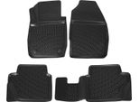 2017-2021 Ford Fiesta Vii Hatchback Tappetini Personalizzabili Tpe Nero 4X