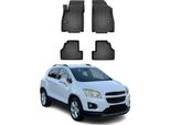 2012-2019 Tappetini Chevrolet Trax Tpe Nero 4 Pz