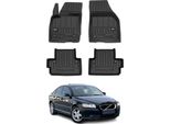 2004-2012 Volvo S40 Tappetini Tpe Nero 4 Pz