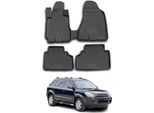 2004-2010 Hyundai Tucson Tappetini Tpe Nero 4 Pz