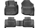 2008-2013 Honda City Tappetini Personalizzabili Tpe Nero 4 Pz