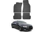 2008-2011 Audi A6 Sedan Allroad Avant Tappetini In Gomma Nera 4 Pz
