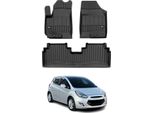 2010-2019 Hyundai Ix20 Tappetini Tpe Nero 3 Pz