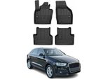 2011-2018 Audi Q3 8U Tappetini Tpe Nero 4 Pz