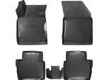 2018-2025 Peugeot 508 Tappetini Posteriori A Tacche Personalizzabili In Tpe Nero 4 Pz