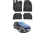 2018-2025 Hyundai Kona Electric Tappetini Tpe Nero 4 Pz