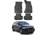 2008-2017 Audi Q5 8RB Tappetini Tpe Nero 4 Pezzi