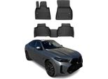 2019-2025 Bmw X6 G06 F96 Tappetini Tpe Nero 3 Pz
