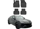 2018-2025 Lamborghini Urus Tappetini Tpe Nero 4 Pz