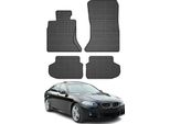 2010-2013 Bmw Serie 5 Limo Touring F10 F11 Tappetini In Gomma Nera 4 Pz