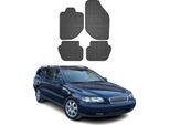 1996-2000 Volvo V70 Tappetini In Gomma Nera 4 Pz