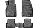 2010-2018 Renault Fluence Tappetini Posteriori Personalizzabili In Tpe Nero 4 Pz