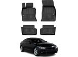 2013-2020 Bmw Serie 4 F32 Coupé Tappetini Tpe Nero 4 Pz