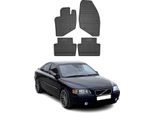 2000-2009 Volvo S60 Tappetini In Gomma Nero 4 Pz