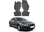 2006-2016 Volvo S80 Tappetini Tpe Nero 4 Pz