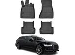 2010-2018 Audi A6 Avant Estate Tappetini Auto Tpe Nero 4 Pz