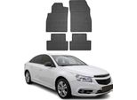 2012-2019 Chevrolet Cruze Tappetini In Gomma Nera 4 Pz