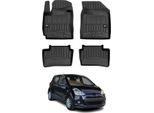 2013-2019 Hyundai I10 Tappetini Tpe Nero 4 Pz