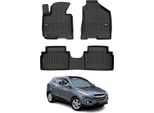 2009-2015 Hyundai Ix35 Tappetini Tpe Nero 3 Pz