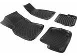 2008-2013 Seat Exeo Tappetini Personalizzabili Tpe Nero 4 Pz