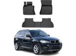 2006-2013 Bmw X5 Tappetini Tpe Nero 3 Pz