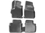 2014-2019 Smart Fortwo Tappetini Personalizzabili In Tpe Nero 4 Pz