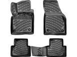 2006-2012 Volvo C30 Hatchback Tappetini Personalizzabili Tpe Nero 4 Pz