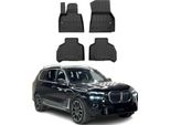 2019-2025 Bmw X7 G07 Tappetini Tpe Nero 4 Pezzi