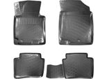 2010-2018 Hyundai Elantra Tappetini Notchback Personalizzabili Tpe Nero 4 Pz