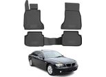 Omac Tappetini In Gomma Per Bmw Serie 7 F01 2008-2015 Tappetini Auto Nero 4X