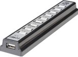 Manhattan USB-HUB 10-Port Usb 2.0 Desktop Hub Schwarz