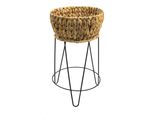 Piantana Clayre & Eef Ø 28X53 Cm In Seagrass Marrone