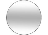 Spiegel "Alice"" Schwarz - Metall D. 76 Cm - Atmosphera Interior Designer"