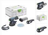 Festool Etsc 125-Basic Levigatrice Eccentrica A Batteria 18 V 125 Mm Brushless + 1X Batteria 3,0 Ah + Systainer - Senza Caricabatterie