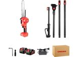 Motosega Elettrica, A Batteria, Motore Brushless, 2 Batterie Spina Ue