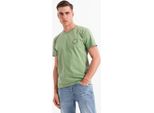 Ombre Clothing T-Shirt Da Uomo A Maniche Corte Loreta Verde M