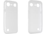 Caseroxx Custodia Protettiva In Tpu Compatibile Con Doro Aurora A10 / A11, Custodia In Gomma Per Cellulare Bianco-Trasparente