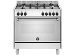 Bertazzoni La Germania Americana AMN965EXV24 Küchenherd Freistehender Herd Elektro Gaskochfeld Edelstahl A