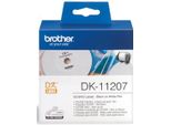 Brother DK11207 Brother Etichette Per Cd/Dvd Pellicola 100 Pezzi/Rotolo 58 Mm DK-11207