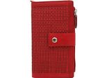 Rovicky | Portafoglio Grande, In Pelle Naturale, Da Donna, Rosso, 19,5X10 Cm