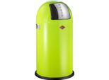 Cestino Wesco Pushboy Verde Wht 40,20X77X40,20 Cm Verde Cestino Per Rifiuti