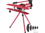 Succebuy Curvatubi Manuale 16T, Curvatubi Da 1/2-2 Pollici Ø22Mm-Ø60Mm, Curvatubi Per Riscaldamento E Costruzione Di Tubature, Giallo