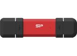 Silicon Power DS72 | 250 Gb | Usb Type-A/Usb Type-C 3.2 Gen 2 | Red